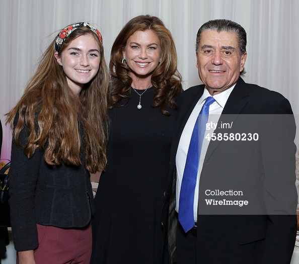 Lily Olsen, model Kathy Ireland and gala co-chair Haim Saban