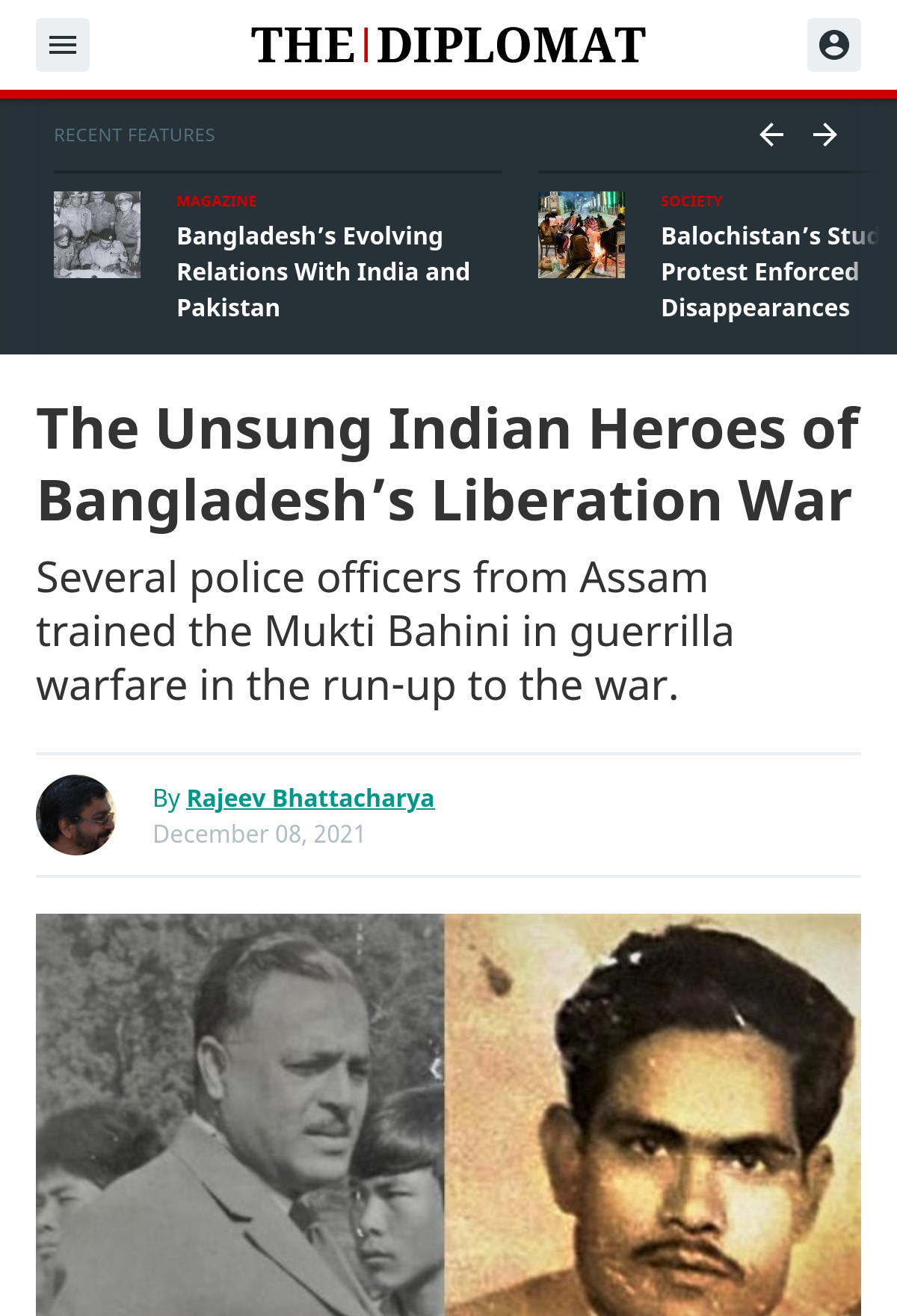 The Diplomat - The Unsung Indian Heroes of Bangladesh Liberation War