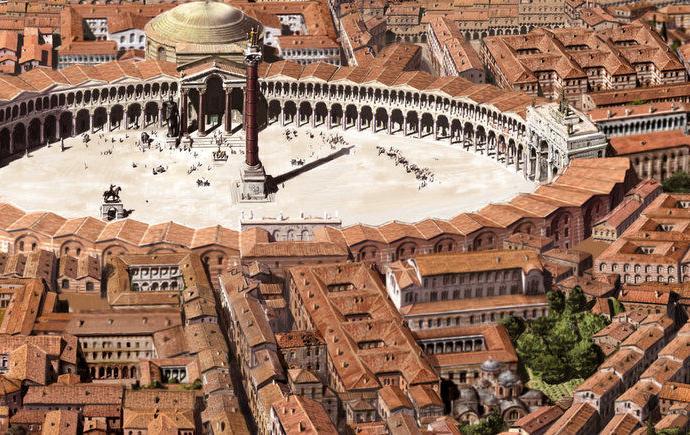 Forum of Constantine in Constantinople