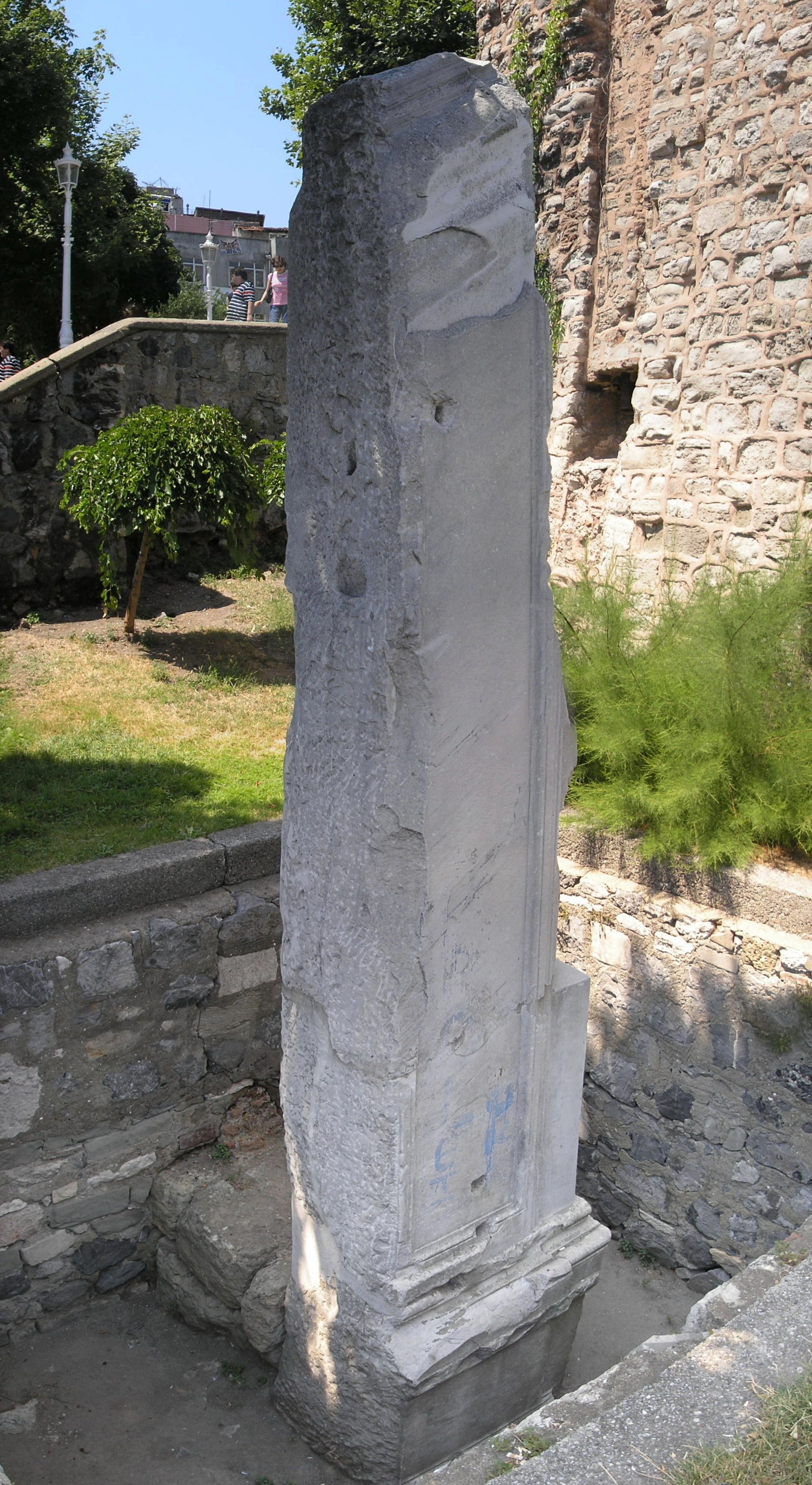 Surviving Fragment of the Milion of Constantinople in 2007