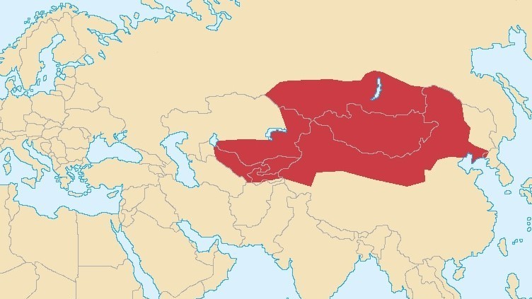 Mongol Empire in 1223