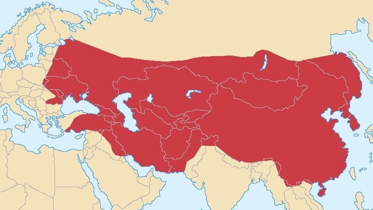 Mongol Empire in 1279