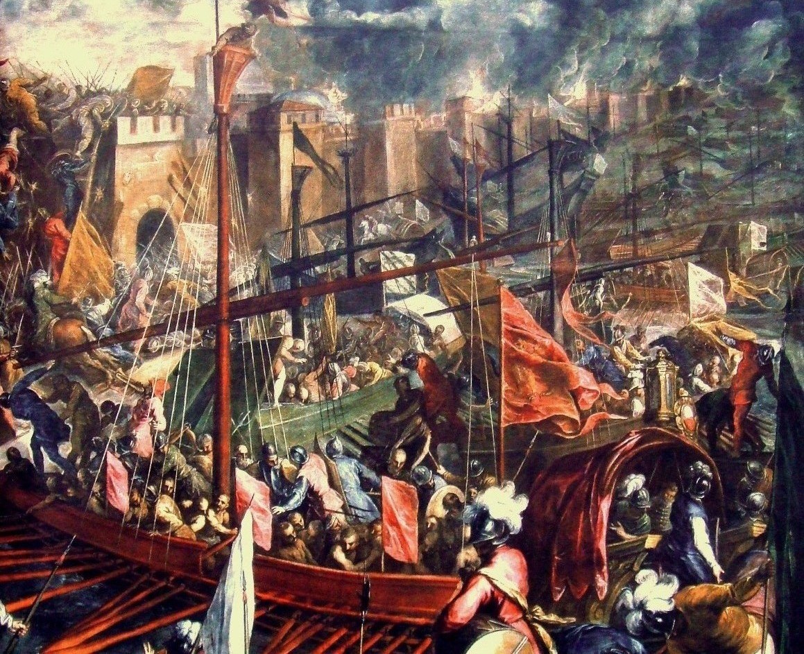 Sack of constantinople in 1204 AD