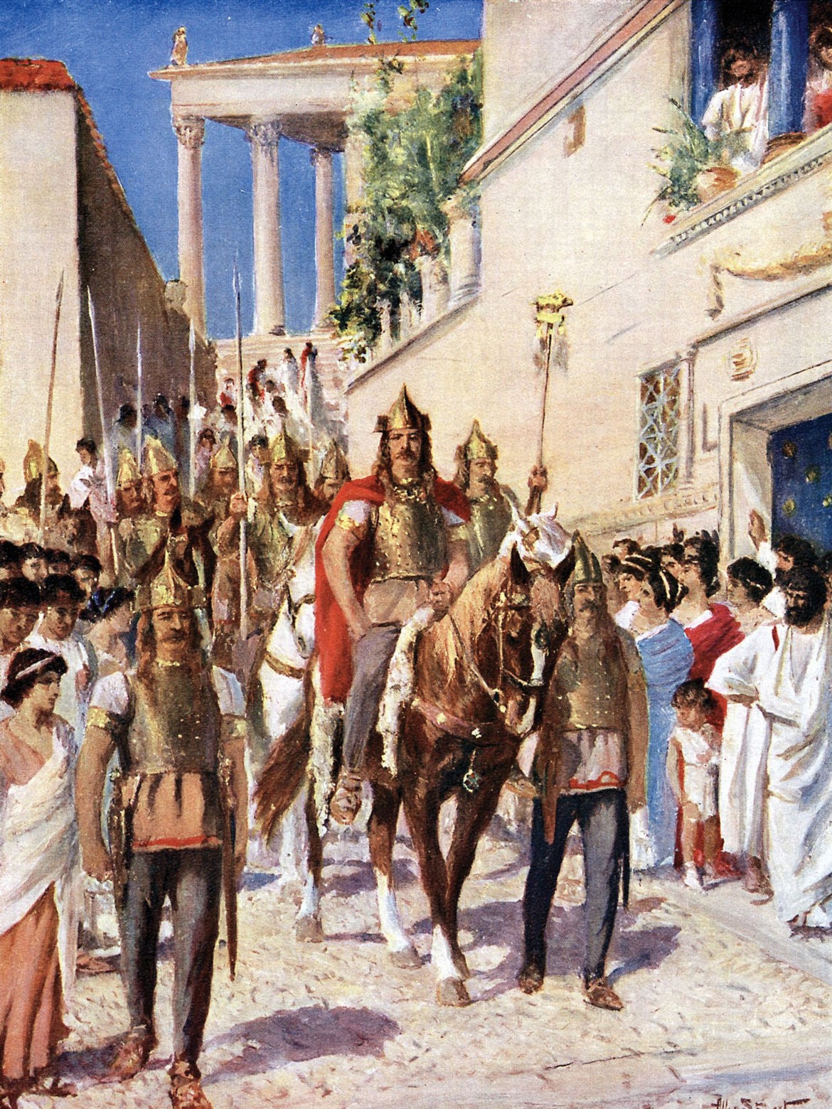 Alaric and the Visigoths in Athens