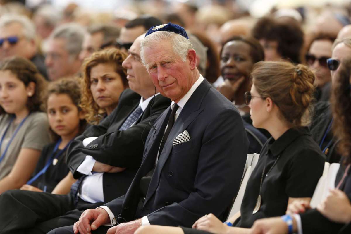 Prince Charles at the Funeral