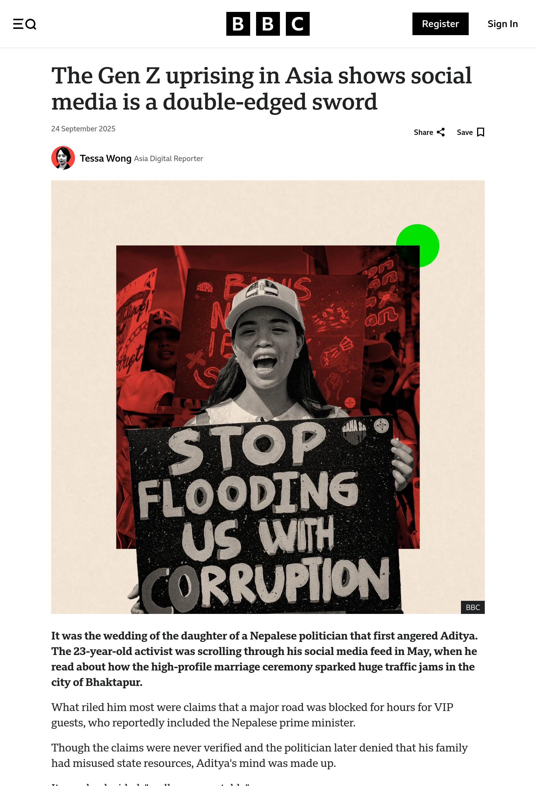 The Gen Z uprising in Asia shows social media is a double-edged sword