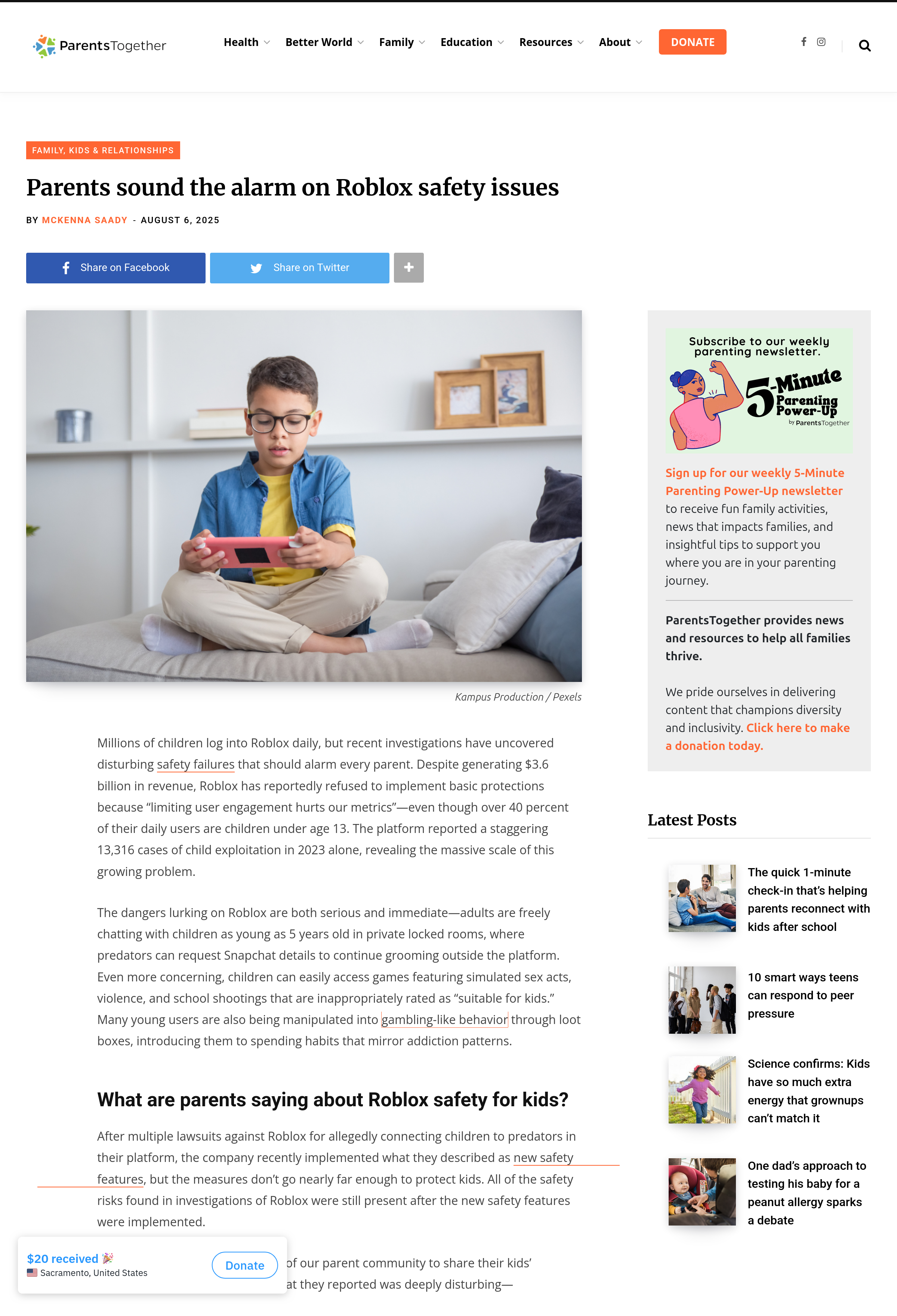 Parents sound the alarm on Roblox safety issues