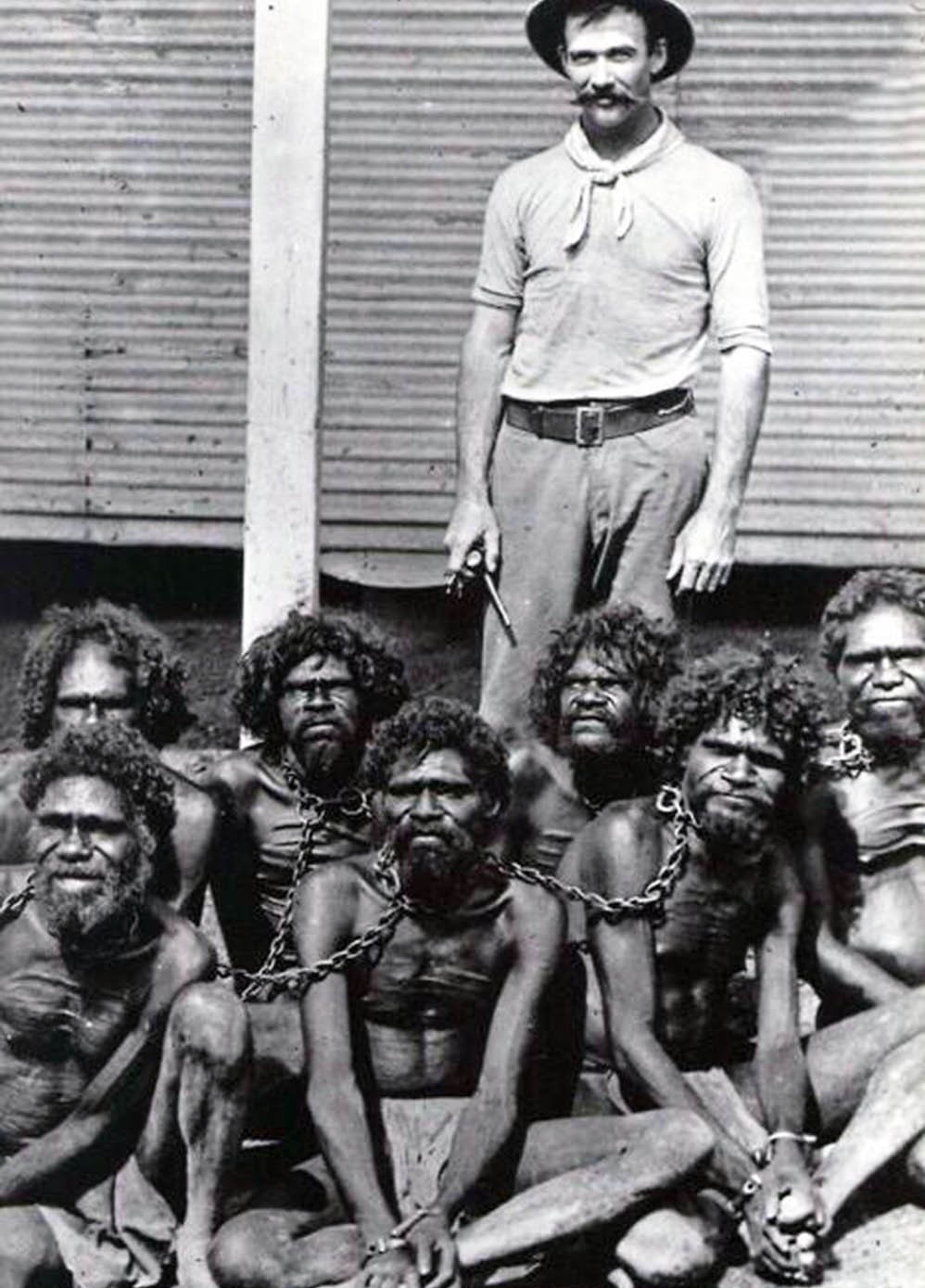 Australian Aborigines in Wyndham Prison 1902